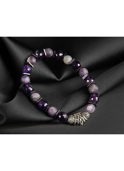 Pozitif Enerji Yüklü Ametist Bileklik 