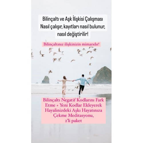 AYŞEN BOZKUŞ BİLİNÇALTI AŞK ve İLİŞKİ MEDİTASYONU 2'Lİ PAKET