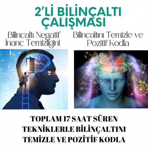 2'Lİ BİLİNÇALTI ÇALIŞMALARI %50 İNDİRİMLİ