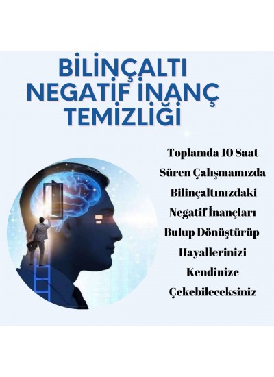 BİLİNÇALTI NEGATİF İNANÇLARI DÖNÜŞTÜRME ÇALIŞMASI BİLİNÇALTI NEGATİF İNANÇLARI DÖNÜŞTÜRME ÇALIŞMASI