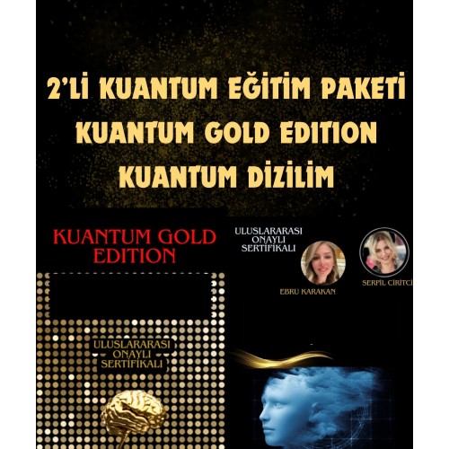 KUANTUM GOLD EDITION + KUANTUM DİZİLİM 2’Lİ PAKET (HAZIR KAYIT)