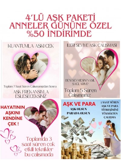4 AŞK ÇALIŞMASI BİRLİKTE 