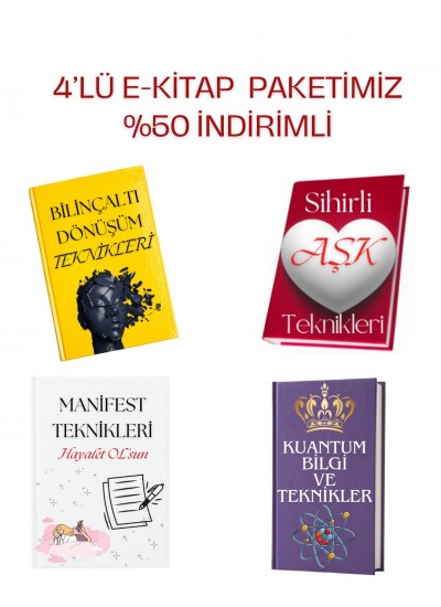 4 E-KİTAP BİRLİKTE KAMPANYASI (FİZİKİ KİTAP DEĞİLDİR)