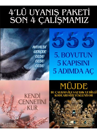4'LÜ UYANIŞ PAKETİ 