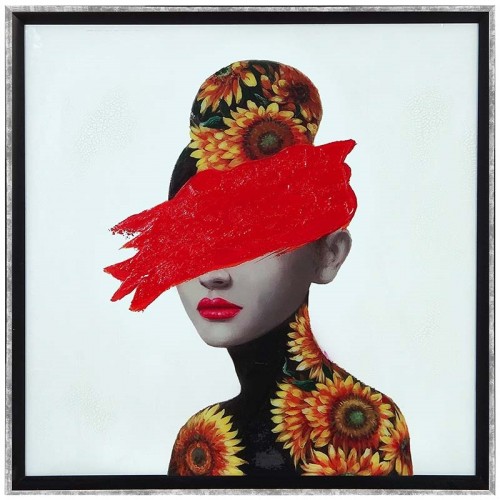 KIMONO RED KADIN KARE TABLO